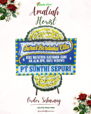 Papan Bunga Duka di Lubuk Baja Kota
