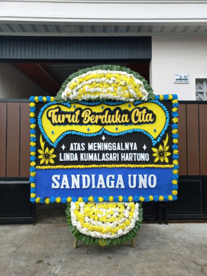 Papan Bunga Duka di Lubuk Baja Kota